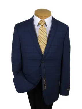 Michael Kors 24601 100% Wool Boy's Sport Coat - Plaid - Navy