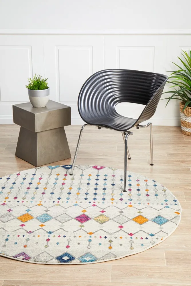 Mirage 356 Round Rug (Multi) by Rug Culture
