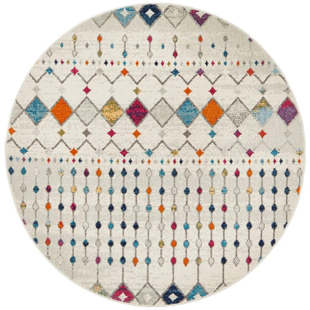 Mirage 356 Round Rug (Multi) by Rug Culture