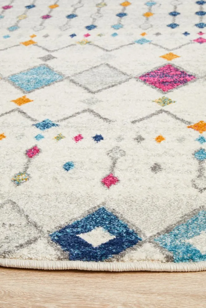 Mirage 356 Round Rug (Multi) by Rug Culture