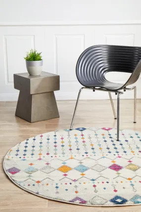 Mirage 356 Round Rug (Multi) by Rug Culture