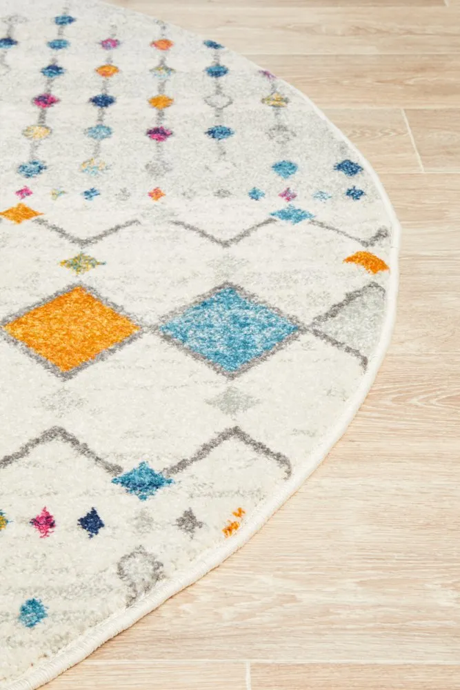 Mirage 356 Round Rug (Multi) by Rug Culture