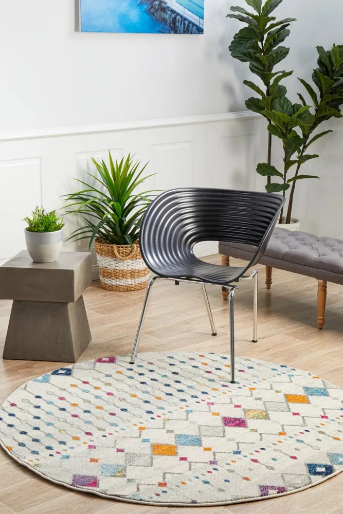 Mirage 356 Round Rug (Multi) by Rug Culture