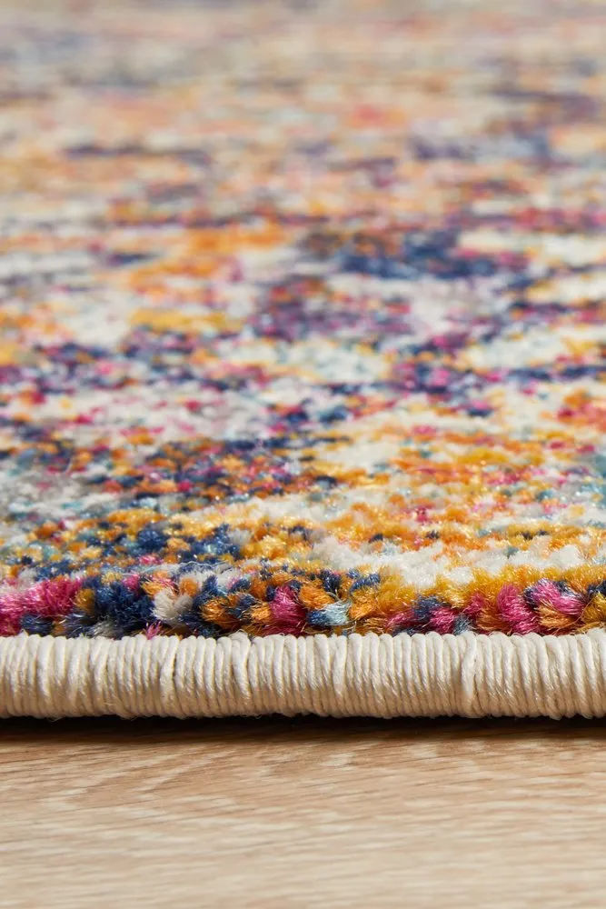 Mirage 360 Round Rug (Multi) by Rug Culture