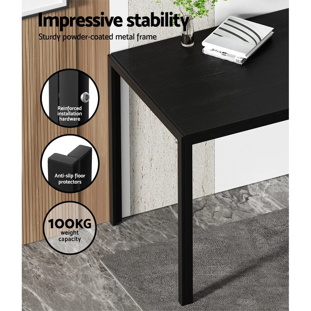Modern 5-Piece Dining Set with PVC Seats, MDF Table - Artiss