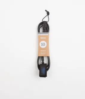 Mollusk 10ft Surfboard Leash - Black