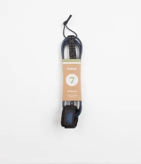 Mollusk 7ft Surfboard Leash - Indigo