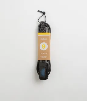 Mollusk All Round 9ft Surfboard Leash - Black