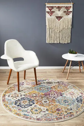 Museum 861 Round Rug (Rust) by Rug Culture