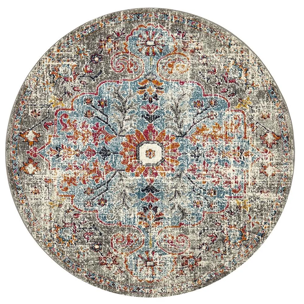 Museum 863 Round Rug (Multi) by Rug Culture