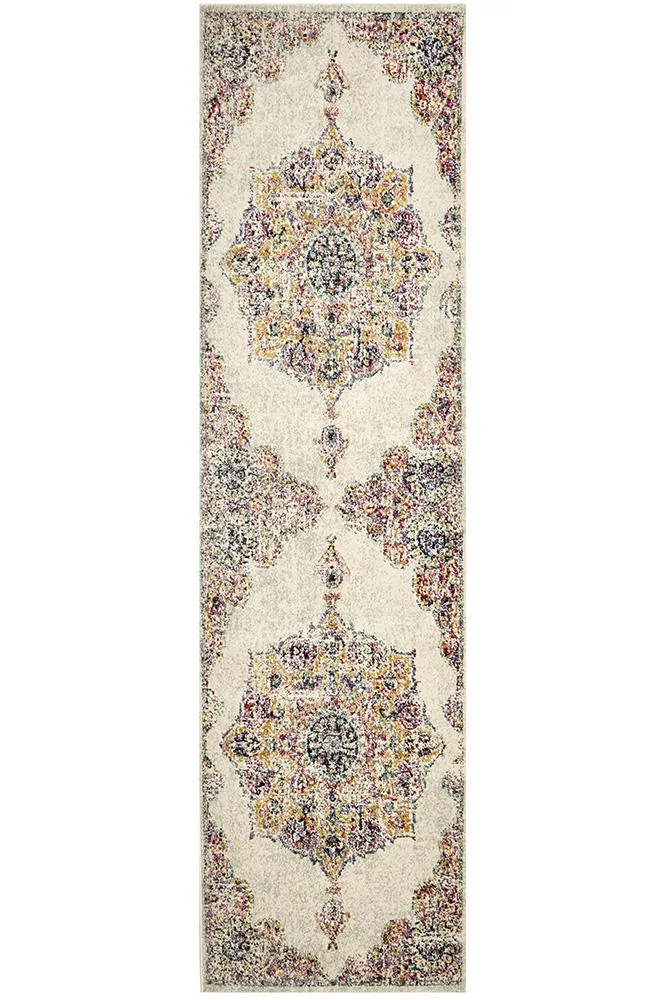 Museum 864 Runner Rug (Bone) by Rug Culture