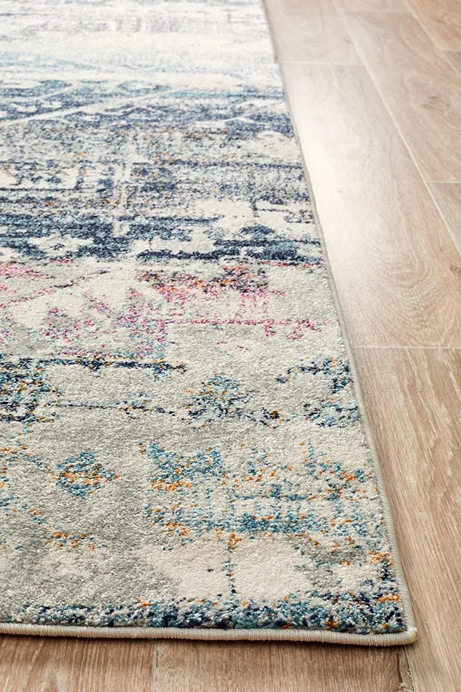 Museum 865 Runner Rug (Blue) by Rug Culture