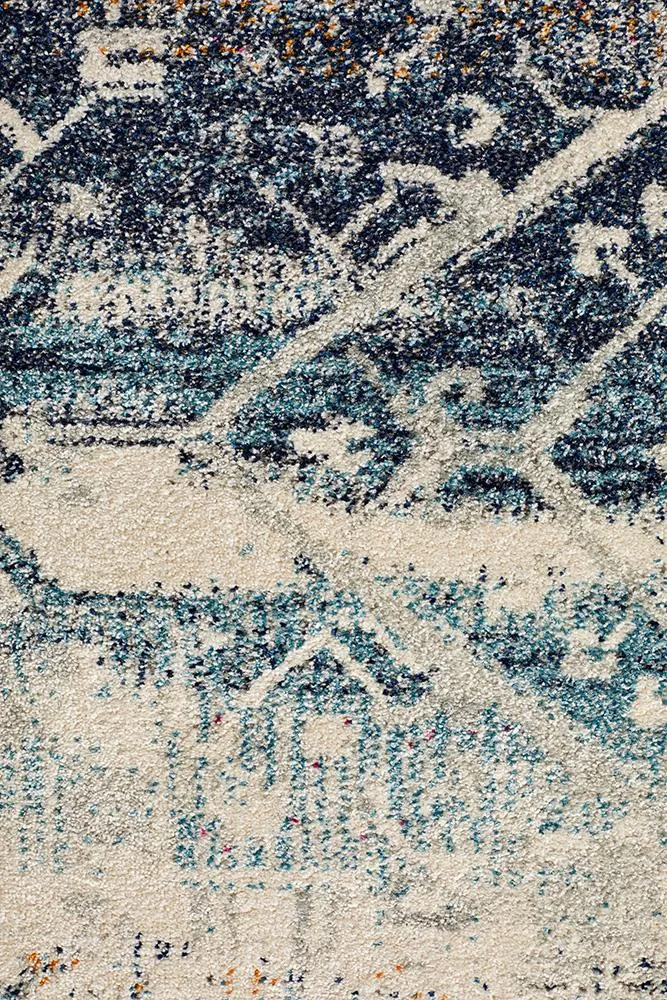Museum 865 Runner Rug (Blue) by Rug Culture