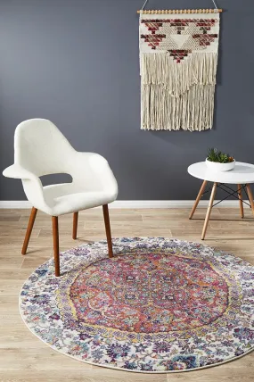 Museum 867 Round Rug (Rust) by Rug Culture