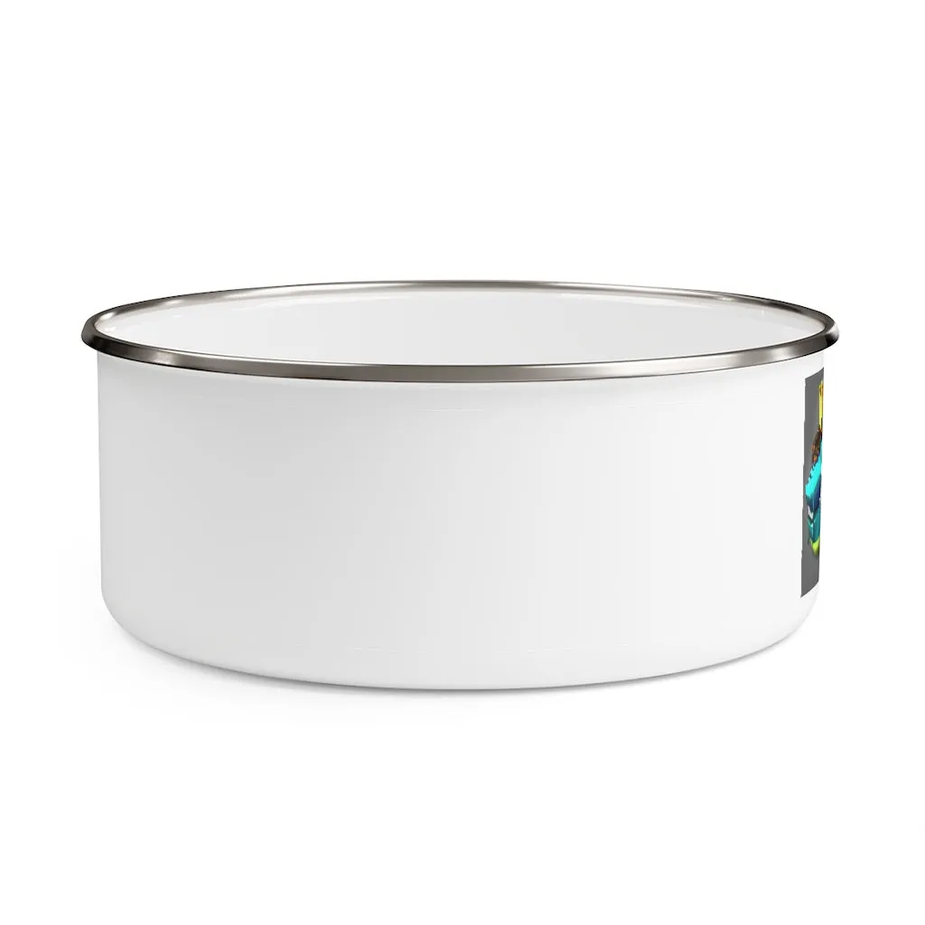 Nibblers the Misfit Shark Enamel Bowl