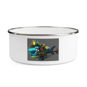 Nibblers the Misfit Shark Enamel Bowl
