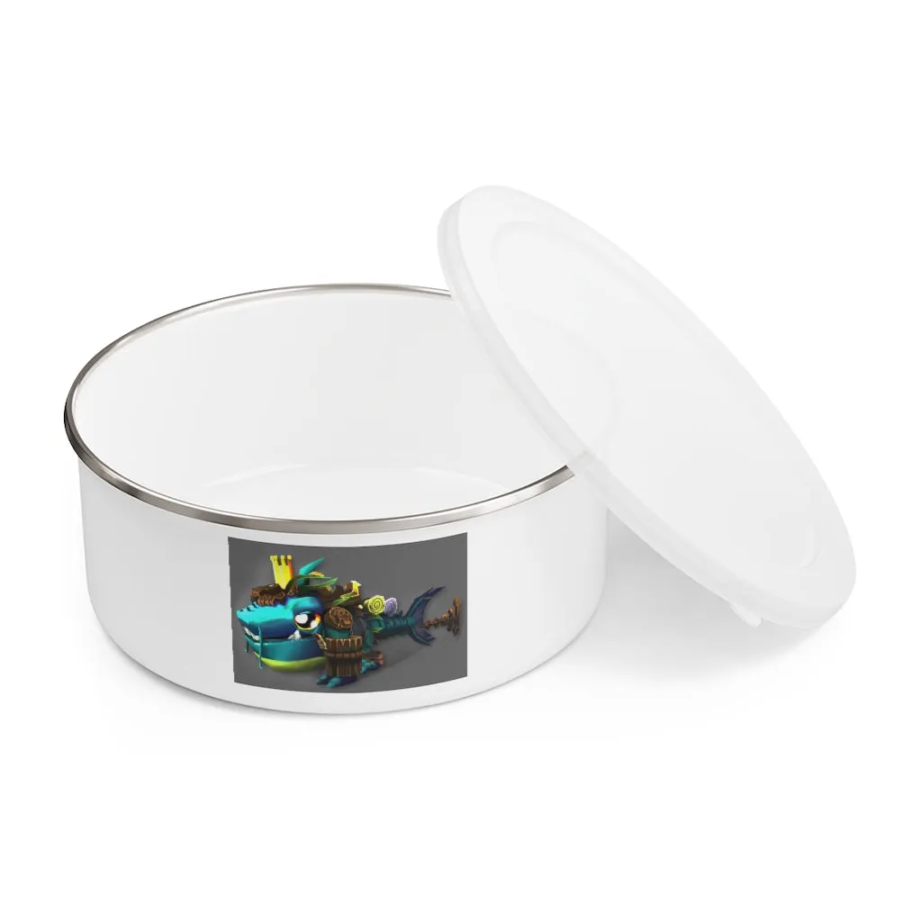Nibblers the Misfit Shark Enamel Bowl
