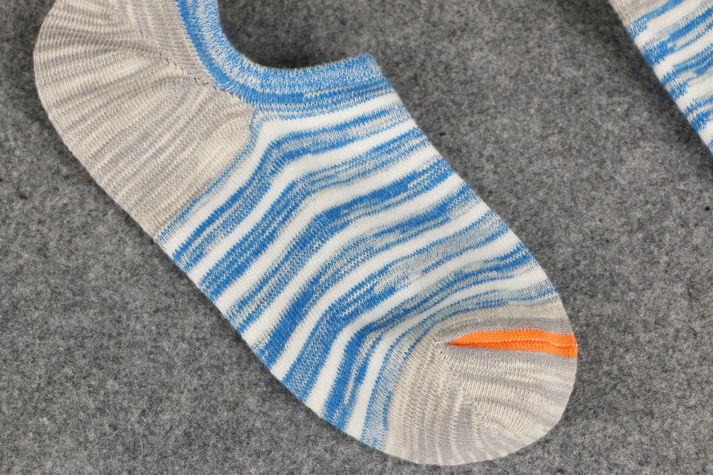 No Show Invisible Non-Slip TriStripes Socks