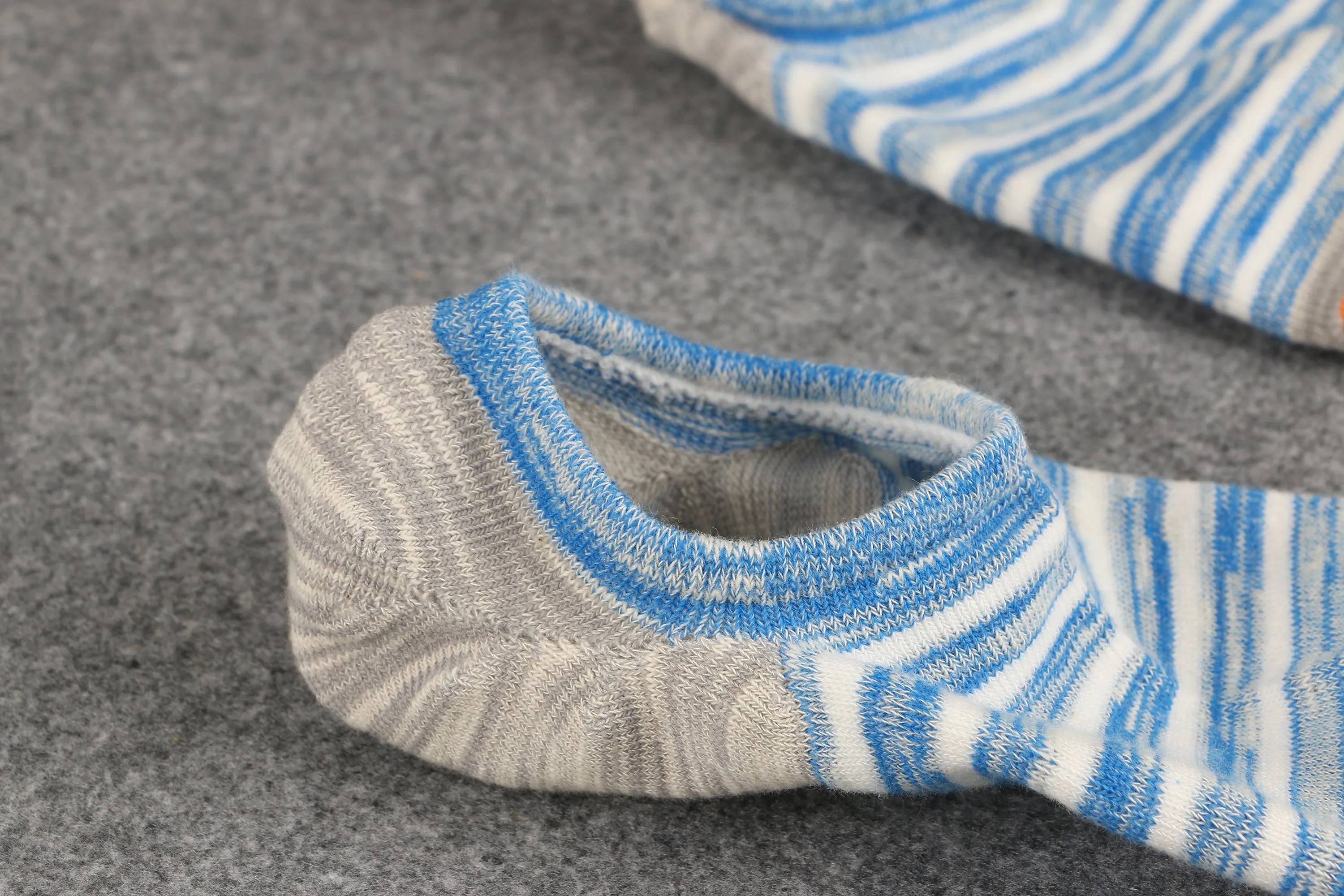 No Show Invisible Non-Slip TriStripes Socks