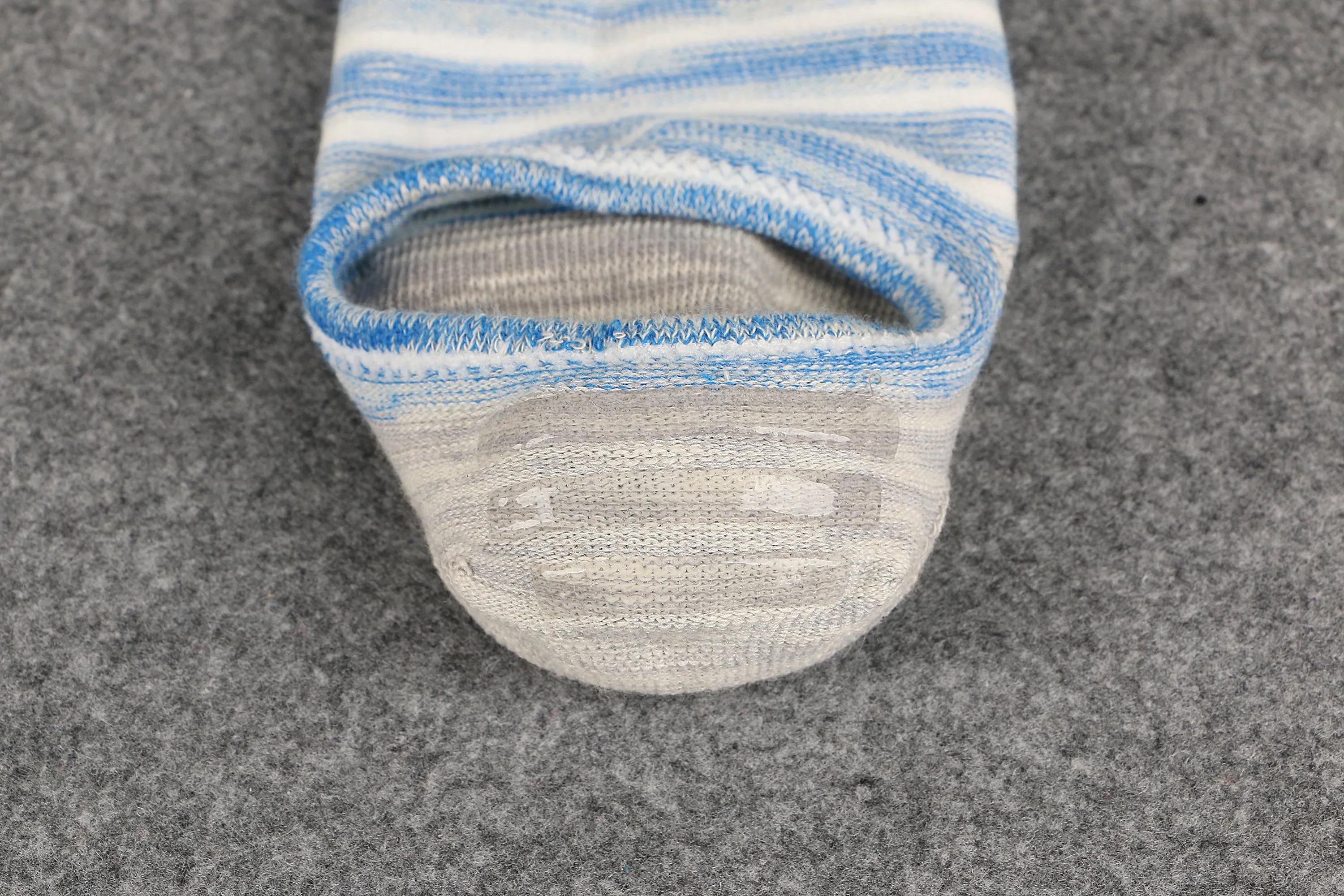 No Show Invisible Non-Slip TriStripes Socks