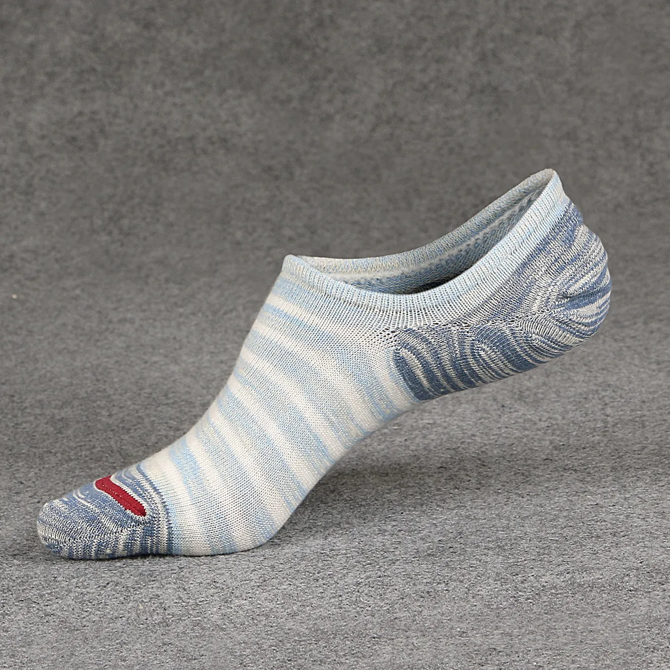 No Show Invisible Non-Slip TriStripes Socks
