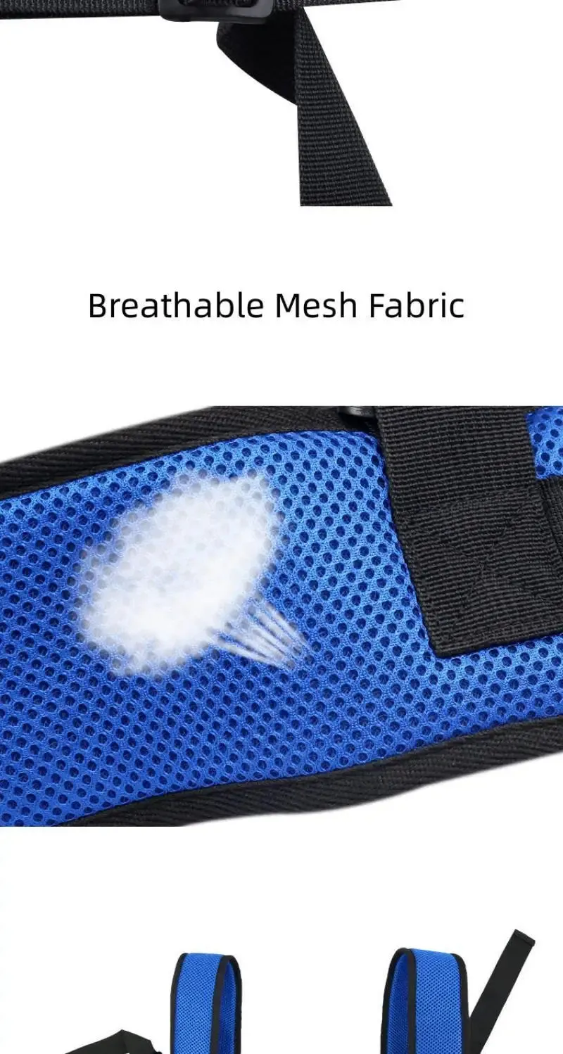 Non-Slip Wheelchair Safety Seat Belt Adjustable Shoulder Fix Comfortable Shoulder Straps For Elderly Patients Brace Support Vest