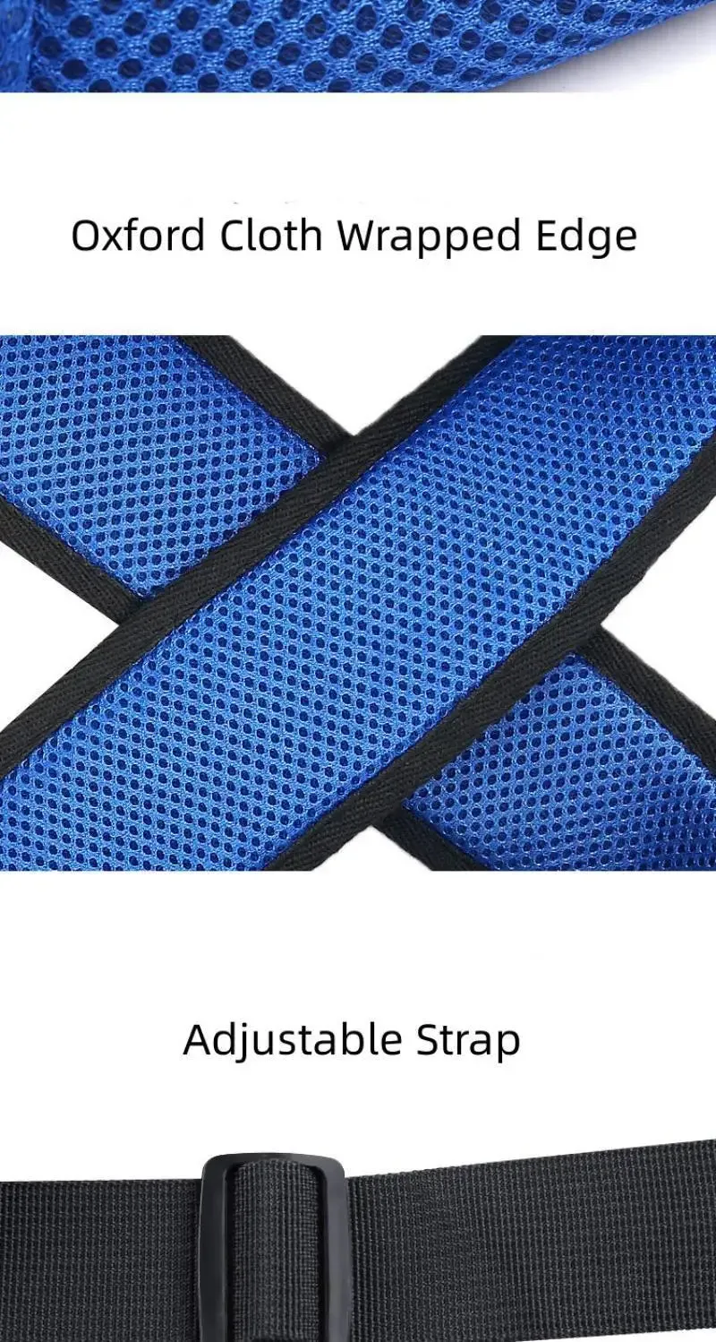 Non-Slip Wheelchair Safety Seat Belt Adjustable Shoulder Fix Comfortable Shoulder Straps For Elderly Patients Brace Support Vest