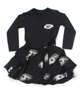 Nununu eye splatter dress