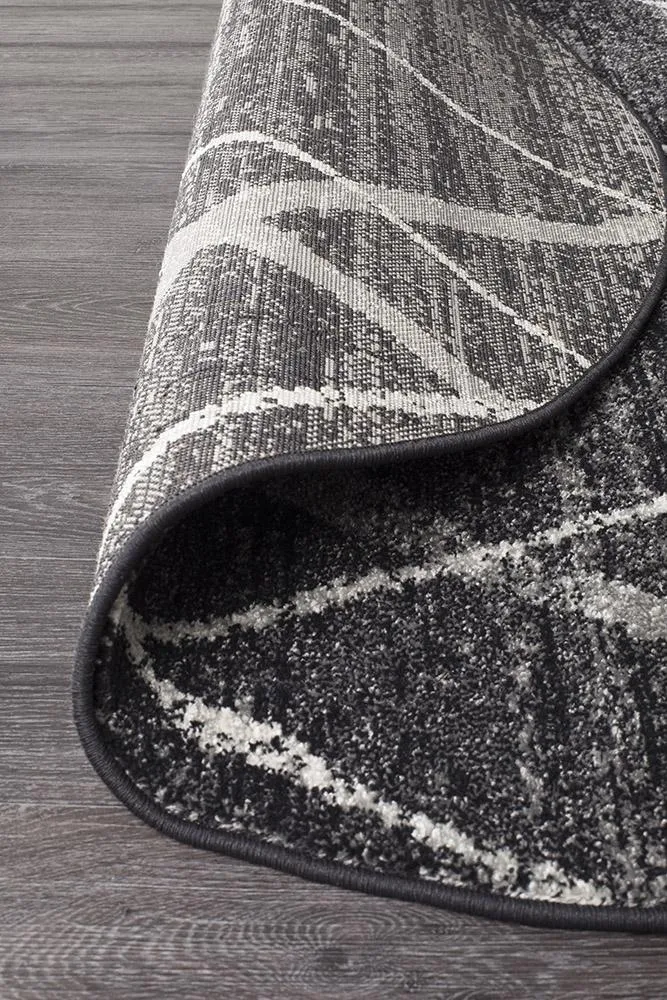 Oasis 452 Round Rug (Charcoal) by Rug Culture