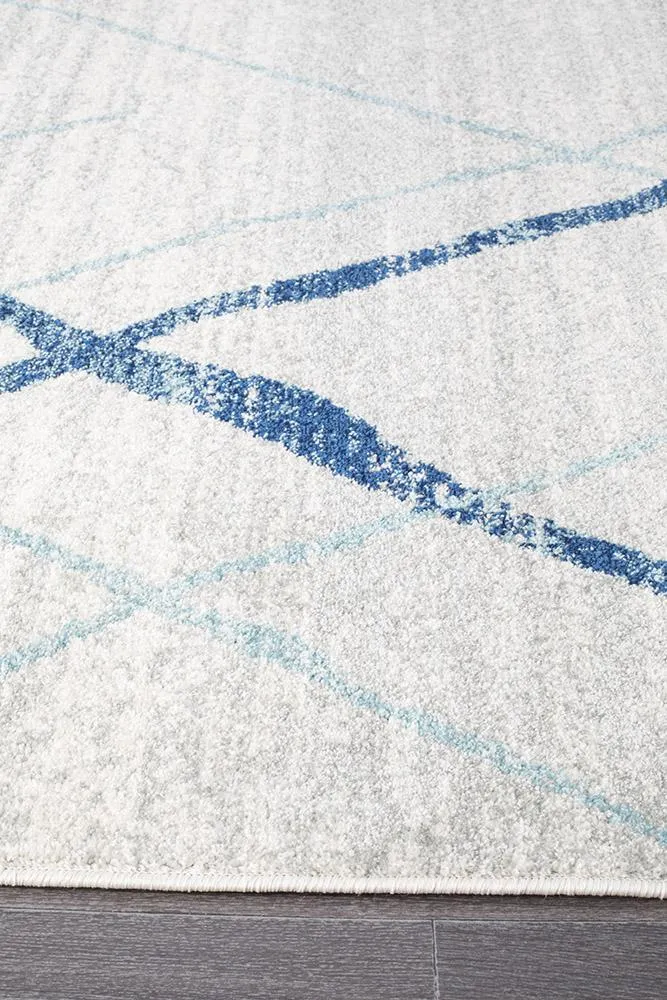 Oasis 452 Runner Rug (Blue) by Rug Culture