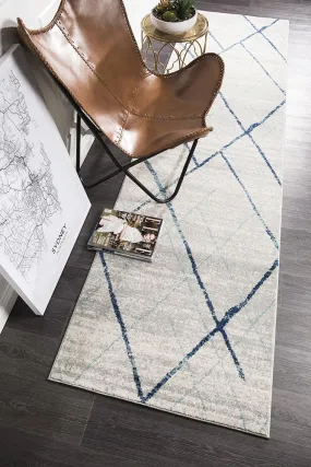 Oasis 452 Runner Rug (Blue) by Rug Culture