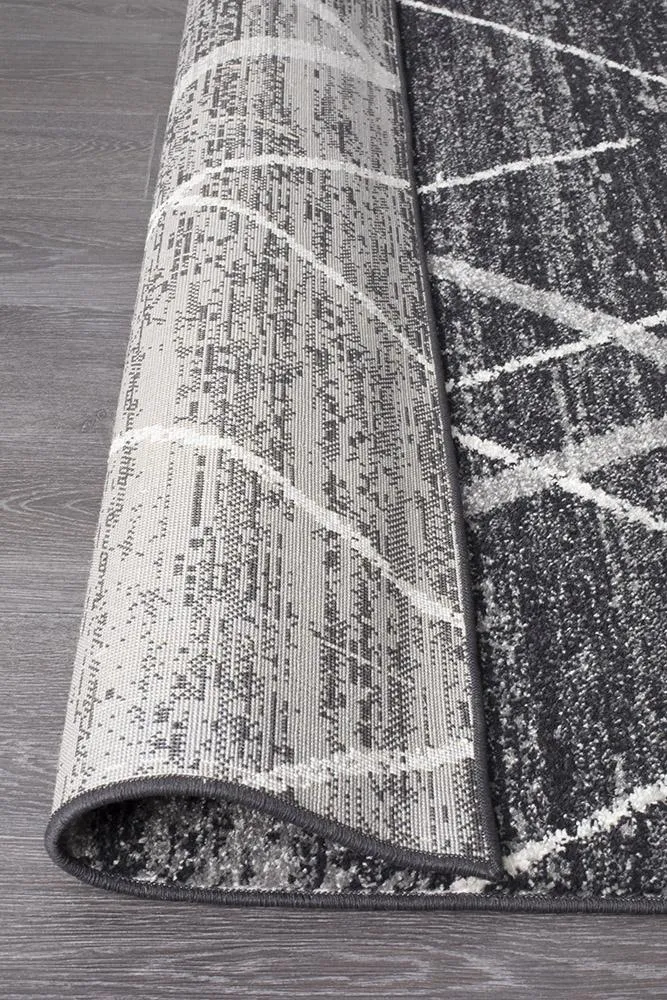 Oasis 452 Runner Rug (Charcoal) by Rug Culture