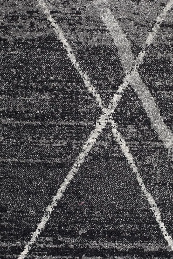 Oasis 452 Runner Rug (Charcoal) by Rug Culture