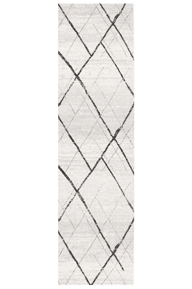 Oasis 452 Runner Rug (Grey) by Rug Culture