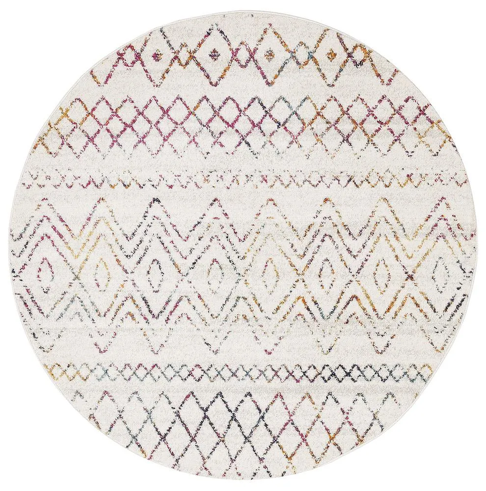 Oasis 453 Round Rug (Multi) by Rug Culture