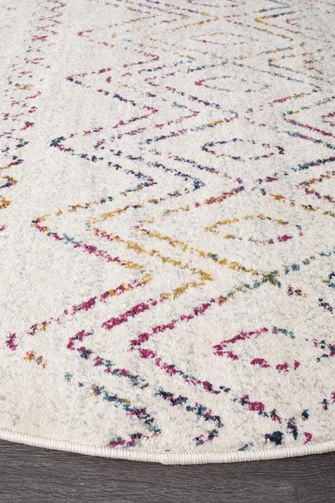 Oasis 453 Round Rug (Multi) by Rug Culture