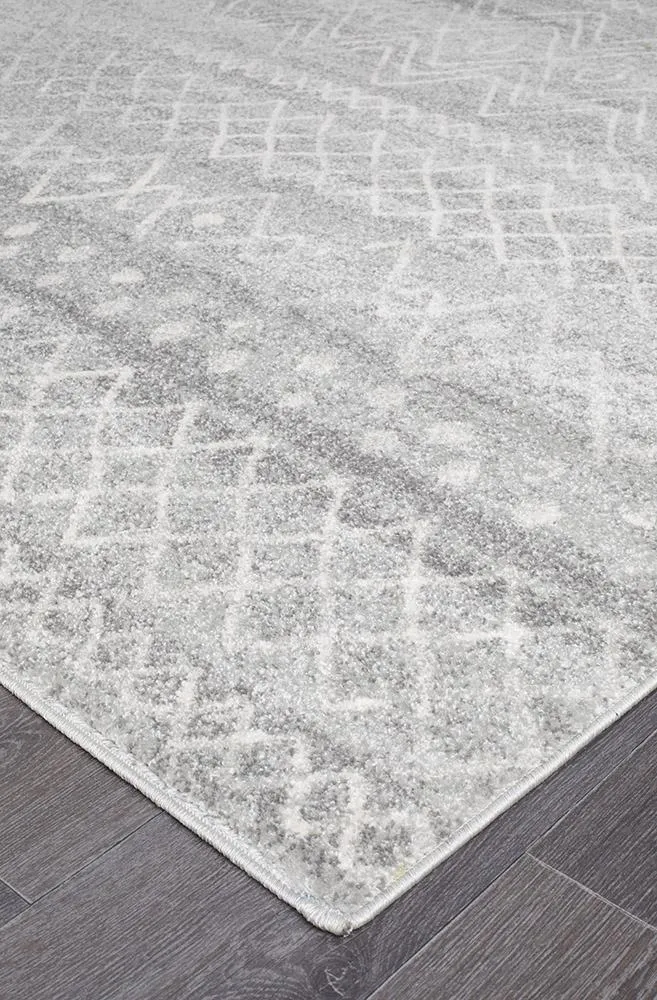 Oasis 453 Runner Rug (Grey) by Rug Culture