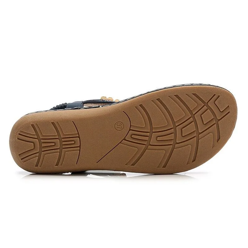 OCW Bohemian Women Fashion Crystal Rhinestone Slippers Casual Non-slip Sandals