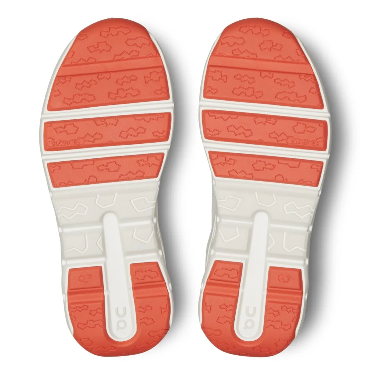 On Running Girl's (Preschool) Cloudleap Ivory/Flame