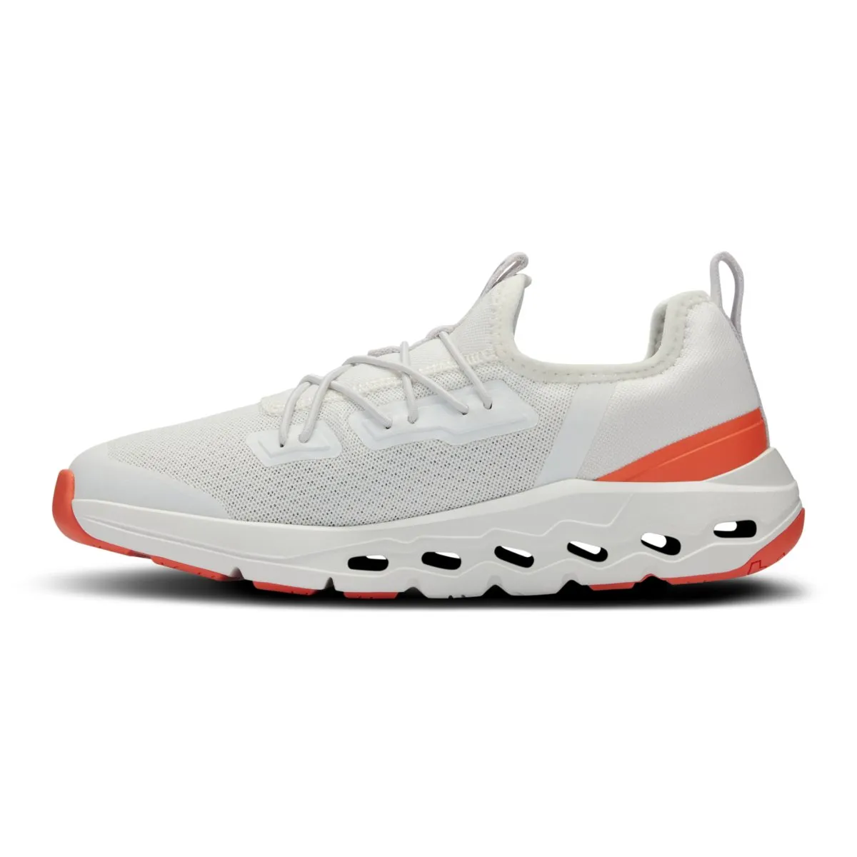 On Running Girl's (Preschool) Cloudleap Ivory/Flame
