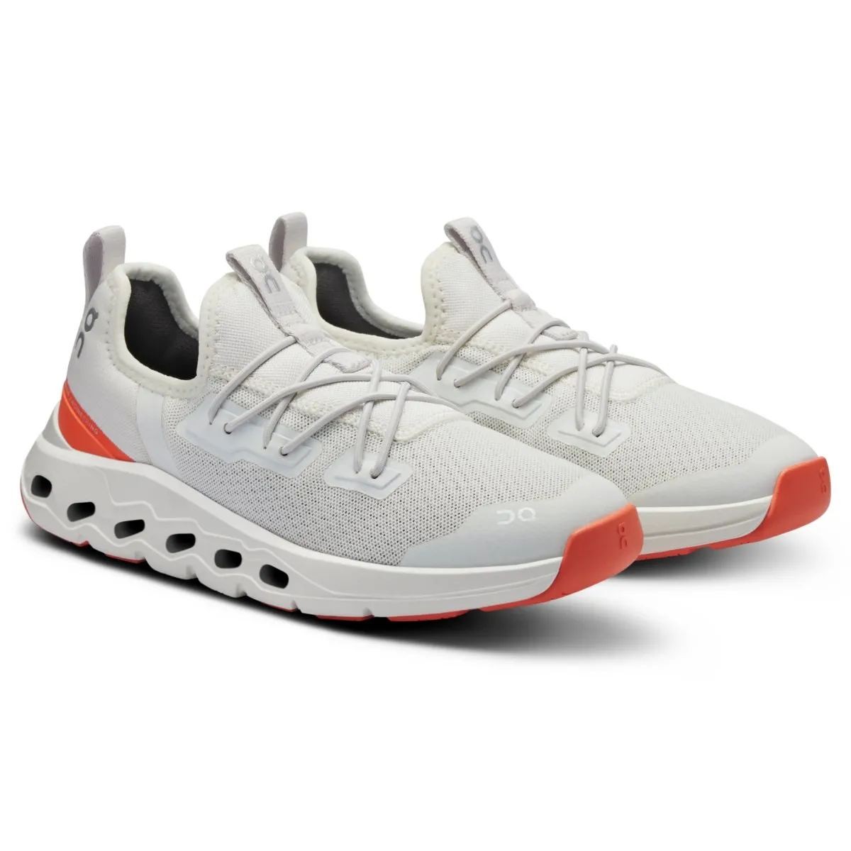 On Running Girl's (Preschool) Cloudleap Ivory/Flame