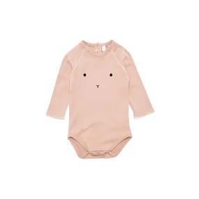 Organic Zoo Bunny Bodysuit - Clay