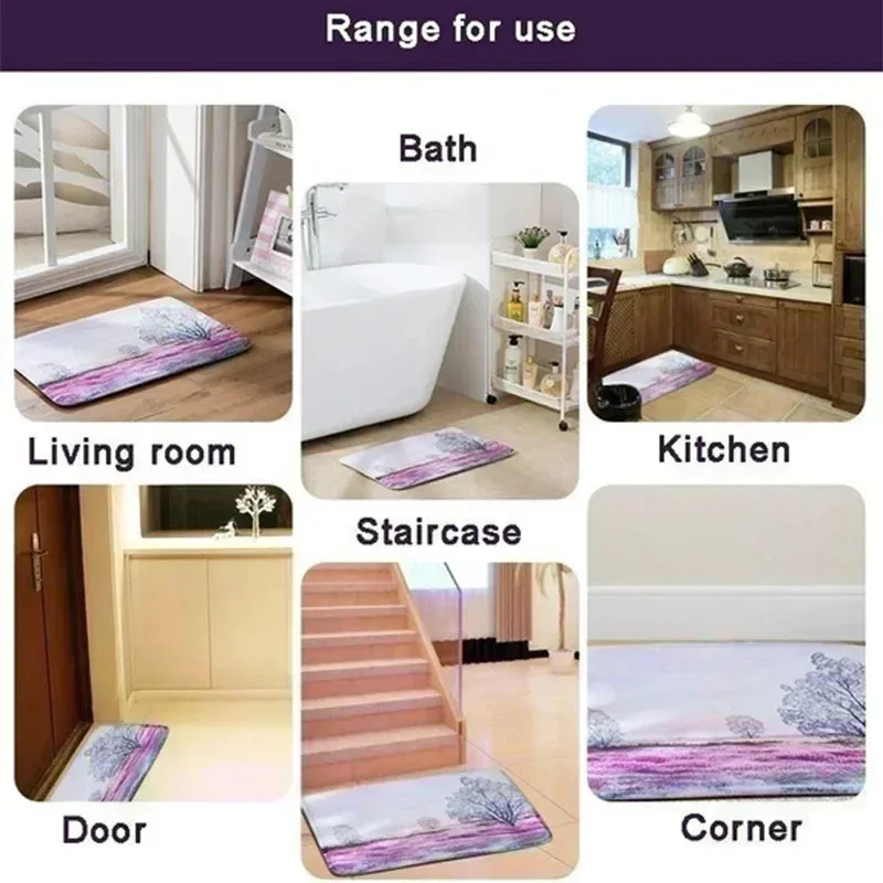 Paisley Bandana Print Area Rug Anti Slip Ethnic Carpet for Home Kitchen Living Room Bedroom Floor Mat Washable Area Flannel Rugs