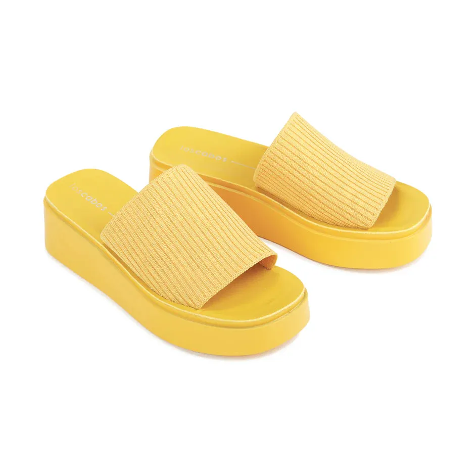 Pass Wedge Slide in Yellow