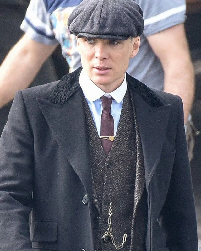 Peaky Blinders Tommy Shelby Grey Coat Classic Men's Overcoat