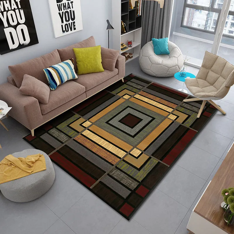 Persian Non-slip Living Room or Bedroom Rug