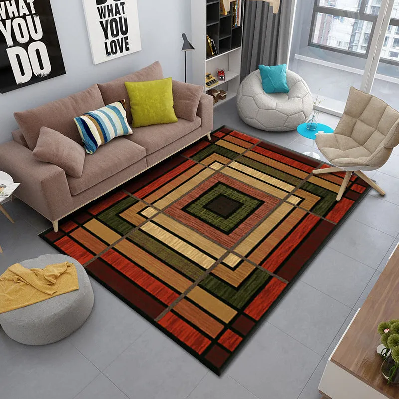 Persian Non-slip Living Room or Bedroom Rug
