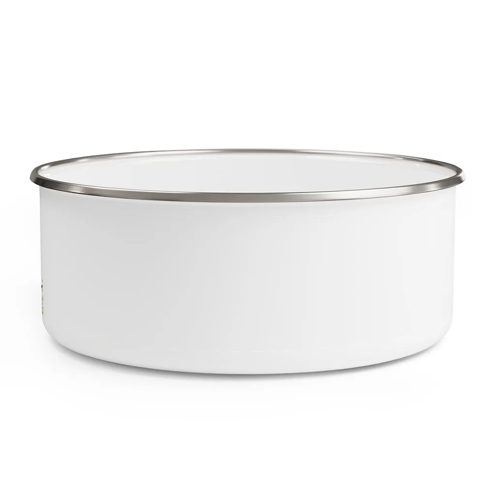 Pete the Sweet Little Bird Enamel Bowl