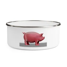 Pig Enamel Bowl