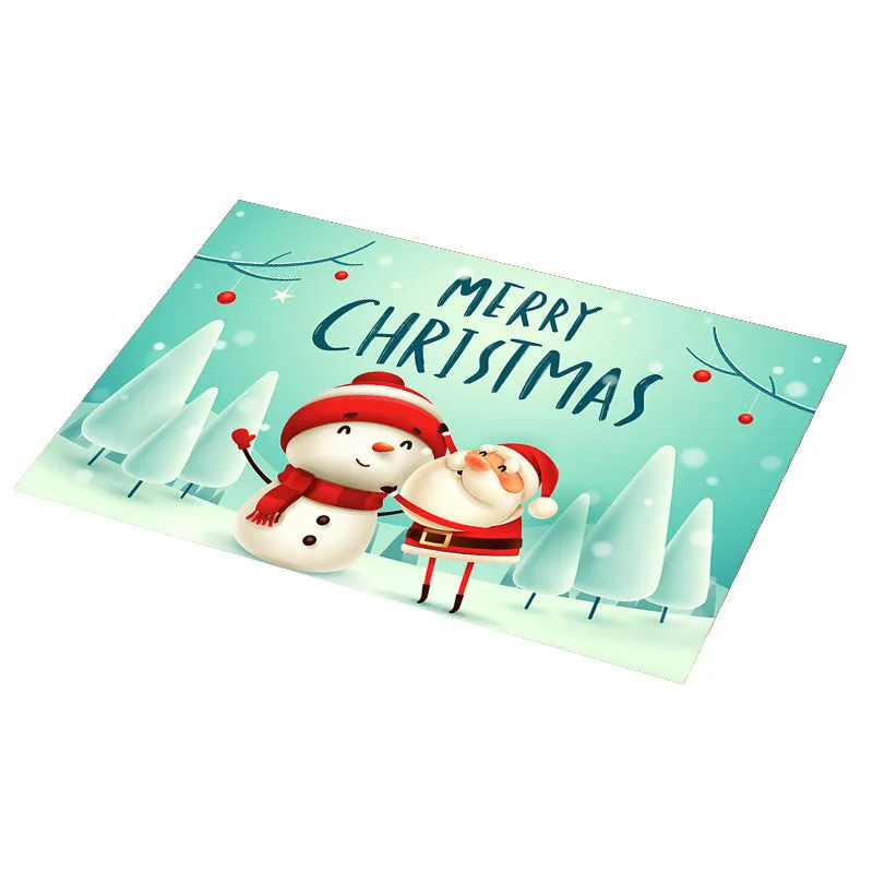 PVC Non-slip Waterproof Christmas Placemats (1 Pc)